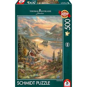 Schmidt Spiele Thomas Kinkade 59710-Puzzle da 500 Pezzi, Multicolore, 59710