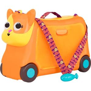 B. toys Kid Gatto B Toy Cat Suitcase - Kids Luggage - Storage Space for Travel - 2 Years + - Gogo Ride-On-Lolo, Multicolore, m, BX2299Z