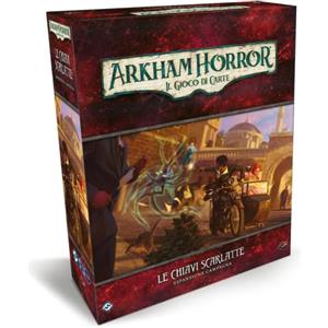 Asmodee - Arkham Horror, Il Gioco di Carte: Le Chiavi Scarlatte - Espansione Campagna, 1-4 Giocatori, 14+ Anni, Edizione in Italiano