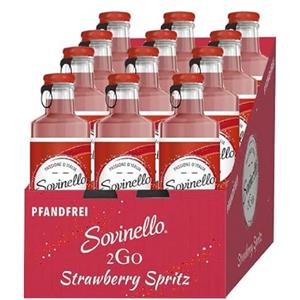 Sovinello 2Go - Strawberry Spritz, Cocktail Frizzante a base di vino bianco italiano (12 x 0,275 L)