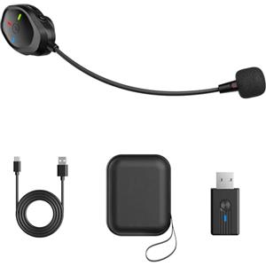 TONOR Wireless ModMic, Microfono Boom Collegabile per Cuffie, Microfono da Gioco per Console, Riduzione del Rumore, Ricaricabile tramite USB, Compatibile con PS4/PS5/Win/Mac/Android/IOS,TGP1