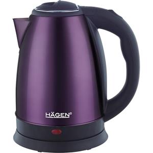 Hagen - Acciaio inox - Bollitore elettrico - Bollitore cordless - Bollitore in acciaio inox - Bollitore elettrico 1,8L cordless in acciaio inox HAGEN HA5525 Purple