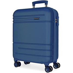 MOVOM Galaxy Valigia da cabina Grigio 40x55x20 cm Rigida ABS Chiusura a combinazione laterale 37L 3,08 kg 4 ruote doppie Bagagli a mano, blu, 55.0 x 40.0 x 20.0 centimeters, Valigia