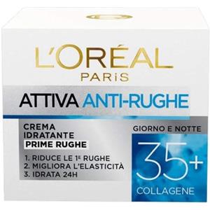 L'Oréal Paris Crema Viso Anti-Rughe Collagene 50 ml - Idratante Giorno e Notte per Donne 35