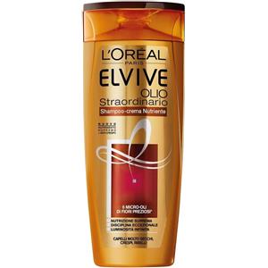 L'Oréal Elvive Shampoo Olio Straordinario 400ml - Nutriente per Capelli Secchi con Oli di Argan e Macadamia