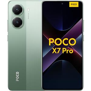 Xiaomi POCO X7 Pro (smartphone), 12+256GB, 50MP camera principale con OIS, batteria da 6.000mAh (typ) con ricarica HyperCharge da 90W, IP68, funzioni AI (caricabatterie non incluso), Verde