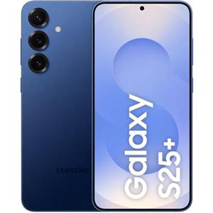 Samsung Galaxy S25+ 5G 256GB 12GB Blau USB-C OLED 6,7 Android 15 Triplecam 50MP - [Versione Tedesca, Spagnola, Francese, UK, Belga, Olandese, Danese, Finlandese, Norvegese, Svedese]