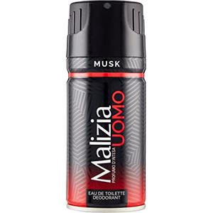 Malizia Deo Spray Uomo Musk, 150ml