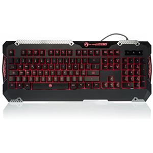 Itek Tastiera Gaming SCORPION ICE DRAGON - Retroilluminata, multicolor, dettagli in alluminio