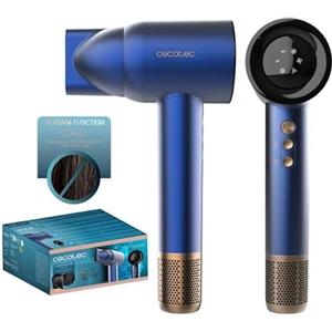 Cecotec Asciugacapelli IoniCare RockStar Nano IonTech Blue. Asciugacapelli con Plasma, 110000 giri/min, Schermo, Controllo Intelligente del Calore, 3 Temperature, Funzione Memoria