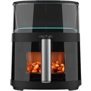 Cecotec Cecofry Neon 5000 Friggitrice ad Aria, 5 L, Spruzzo d'Acqua per una Cottura Perfetta, Tecnologia Healthy Crispy e PerfectCook, 10 Menu Predefiniti, Finestra e Luce Interna, Controllo Tattile.