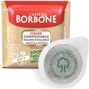 Caffè Borbone ROSSA 50 Cialde Filtro Carta ESE 44 mm - Cialde Compatibili Filtro Carta ESE 44 mm