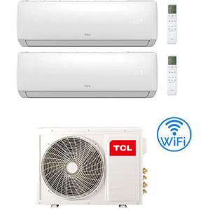 TCL Climatizzatore Condizionatore TCL Elite serie F Wifi R32 Dual Split Inverter 9000 + 9000 BTU con U.E. MT1821 Classe A++/A+