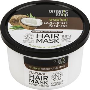 ORGANIC SHOP - Maschera Idratante per Capelli con Cocco Biologico e Karité - 250 ml