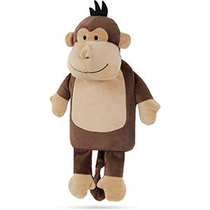 CityComfort Borsa Dell'Acqua Calda con Custodia Peluche Bradipo Scimmia Boule Acqua Calda 1l in Gomma Naturale Idea Regalo Bambini e Adulti (Scimmia)