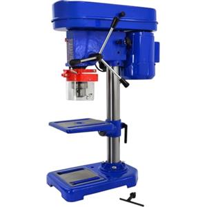 topolenashop Trapano Elettrico a Colonna da Banco Potenza 350W Velocita 2650rpm Regolabile con Mandrino 13mm 580-2650RPM Arresto di profondità e Piano a Forare Regolabili Ampia Base