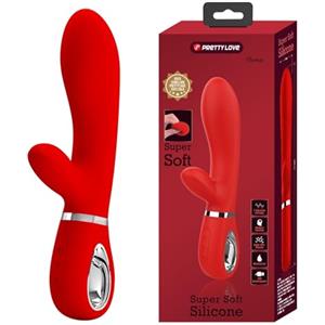 PRETTY LOVE - THOMAS VIBRADOR PUNTO G MULTIFUNCIÓN ROJO