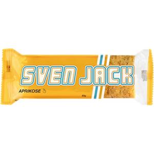 SvenJack Barrette di Avena Albicocca 20x65g - Snack Energetico ai Fiocchi d'Avena con Pezzi di Albicocca Essiccata, Vegano, Senza Lattosio, Ideale Pre Workout, Sport e Spuntino