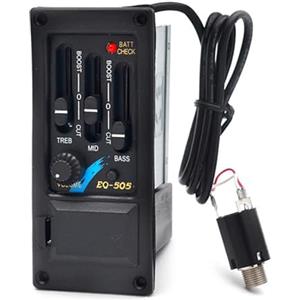 Generico Trasduttore elettrico per chitarra acustica, pickup per chitarra e coperture per pickup | Pickup per chitarra elettroacusticizzati - Suono migliorato Controllo preciso del volume Include di