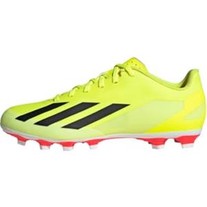 adidas X Crazyfast Club Flexible Ground Boots, Scarpe da Calcio Unisex-Adulto, Solar Yellow/Core Black/Cloud White, 48 EU