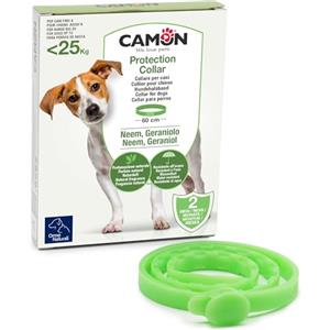 CAMON | Collare Barriera per Cane Olio di Neem, Rilascia Un Gradevole Odore, Resistente all'Acqua, Protezione per Circa 2 Mesi, 60cm