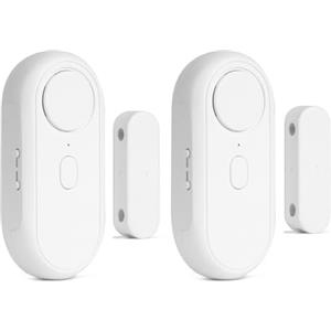 Adiwo allarme per porta allarme per finestra, allarme per finestra 2 pezzi sensore di allarme per porta protezione antifurto, sicurezza domestica contro i furti, per la tua casa, sicurezza dei bambini