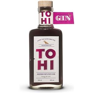 TOHI Aronia Infused Gin | Il gin premiato dall'Estonia | Edizione Limitata | Aronia e Ginepro | 500ml