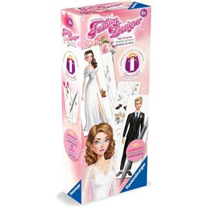 Ravensburger Fashion Designer Style Book - Crea Abiti da Sposa, Gioco Creativo per Bambini 6 Anni