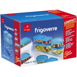 Bormioli - Frigoverre, Set 5 Contenitori In Vetro con Coperchio