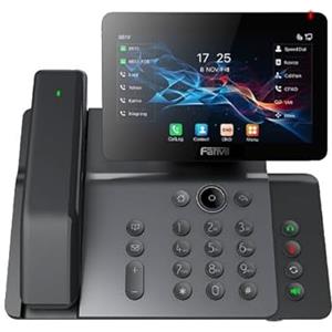 Fanvil V66 Telefono IP, Display 7, Cornetta Bluetooth Cordless, WiFi6, 116 Tasti, Supporto Video H264