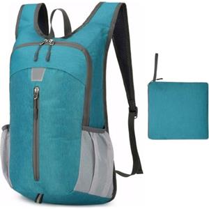 Shengxi Zaino pieghevole ultraleggero, Impermeabile Zaino Multifunzione Da Viaggio, zaino da viaggio per biciclette da alpinismo e da campeggio unisex, 30×16×48cm (verde)