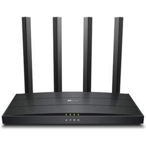 TP-Link Archer AX18 AX1500Mbps Router WiFi 6 Dual-Band, 4 Porta Gigabit, 1201Mbps su 5 GHz e 300Mbps su 2,4 GHz, 4 Antenne Ad Alto Guadagno, Rete Ospiti, QoS, OFDMA, EasyMesh, WPA3, non supporta xDSL