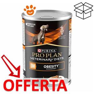 Purina Pro Plan Veterinary Diets OM Obesity Management - Alimento dietetico completo per cani adulti, 400 g