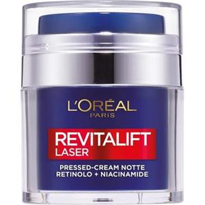 L'Oréal Paris Revitalift Laser Pressed Cream Notte 50ml - Crema Anti-Età con Retinolo e Niacinamide