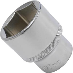 AERZETIX - C70981 - Chiave a bussola 1/2 corpo 27mm x 42mm - chiave a cricchetto - con impronta esagonale 6 lati - in acciaio CR-V 50BV30 - finitura cromata