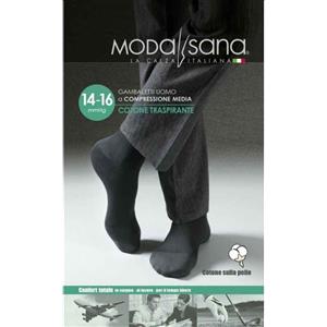 GLORIA MED SpA Modasana Gambaletto Compressivo 14/16 mmHg Cotone Blu Taglia M - 1 Paio