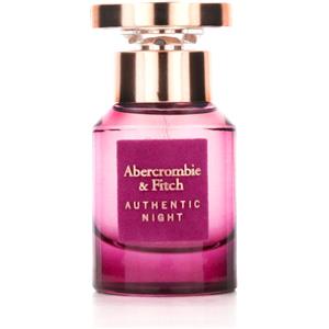 Abercrombie & Fitch Authentic Night Eau de Parfum 30 ml - Fragranza Floreale Chypre per Donna con Note di Ribes Nero e Mela