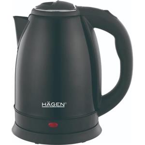 Hagen - cordless - Bollitore elettrico 1,8L in acciaio inox HAGEN HA5525-BLK-Nero