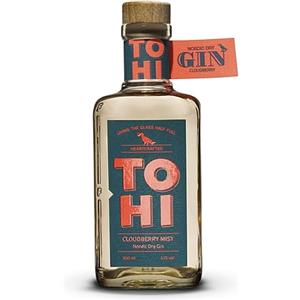 TOHI Nordic Dry Gin Cloudberry | fruttato, aromatico, fresco | Moltebeere, frutto della passione, arancia | Gin artigianale in piccoli lotti dall'Estonia | 43% | 500 ml