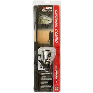 Abu Garcia Cardinal Vildmark Spinning Combo - Set completo di canna e mulinello per la pesca d'acqua dolce per i pescatori, Canna telescopica, mulinello pre-schiuso, Kit da viaggio compatto, 6ft 5-25g