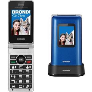 Brondi Telefono Cellulare Brondi Amico Prezioso Dual Sim Colore Blue