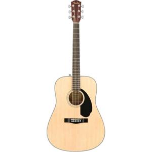 Fender Chitarra Acustica Fender CD-60S Dreadnought, con Tastiera in Noce, Hardware in Cromato Fuso, Manico in Mogano, Naturale, Include lezioni virtuali gratuite su Fender Play