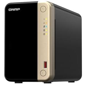 QNAP TS-264 - NAS-Server - 2 Sch?chte - SATA 6Gb/s - RAID RAID 0, 1, 5, 6, 10, 50, JBOD, 60 - RAM 8GB - 2,5 Gigabit Ethernet - iSCSI Support (TS-264-8G)