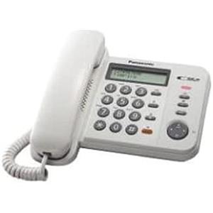 Panasonic KX-TS580EX1W Telefono domestico, Bianco