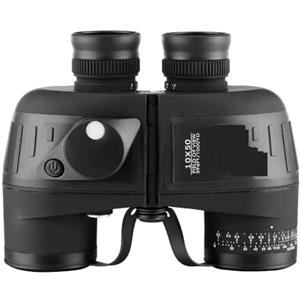 NGBFF Visore Notturno, Telescopi con telemetro stabilizzato for visione notturna 10x50 LLL Bussola Binocolo militare,per birdwatching, sport all'aria aperta, viaggi, campeggio(A)