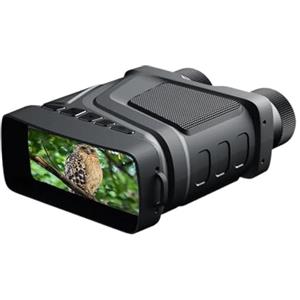 NGBFF Visore Notturno, R12 Binocolo Dispositivo di visione notturna Ricaricabile 6W 850nm Infrarossi 1080P HD 5X Zoom digitale Telescopio da caccia Foto Video Registrazione,per birdwatching, sport all'aria