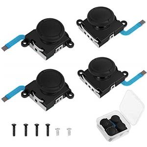 Linkstyle 4 Pezzi Joystick Joycon Di Ricambio Per Nintendo Switch/Switch Lite, Kit Sostituzione Stick Analogico 3D Antideriva