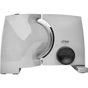 ritter nova 1 E Affettatrice universale elettrica & macchina per il taglio del pane in metallo con lama lucidata a elettrolisi, Made in Germany