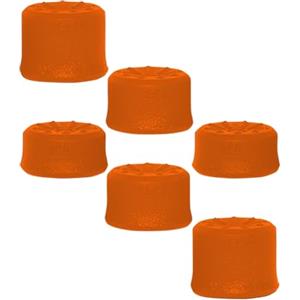 Szaerfa 6PCS Grip Set Joystick Cap Tappo del bastone analogico per PS5 Pro/PS5 slim/PS5, controller analogico Gamepad sollevato antiscivolo impugnature del bastone del pollice bastoni Cover (Arancione)