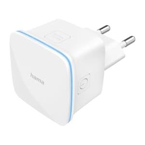 Hama Ripetitore WLAN, con porta LAN (per presa, 2,4 GHz, fino a 300 Mbit/s, LAN, WPS, ripetitore WiFi, ripetitore 2400, amplificatore WLAN, ripetitore WiFi, amplificatore di portata Wi-Fi, amplificatore
